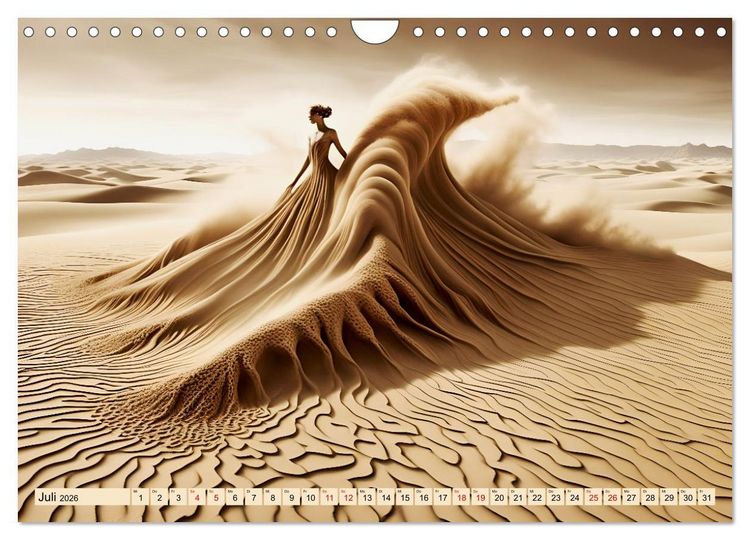 Produktbild: Sandige Visionen (Wandkalender 2026 DIN A4 quer), CALVENDO Monatskalender