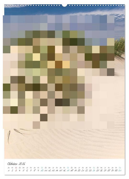 Produktbild: J&uuml;tlands Nordsee (hochwertiger Premium Wandkalender 2026 DIN A2 hoch), Kunstdruck in Hochglanz