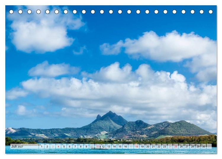 Produktbild: Mauritius - Perle im Indischen Ozean (Tischkalender 2027 DIN A5 quer), CALVENDO Monatskalender