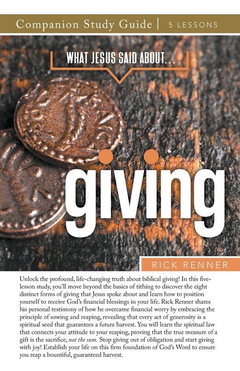 Produktbild: What Jesus Said About... Giving Study Guide