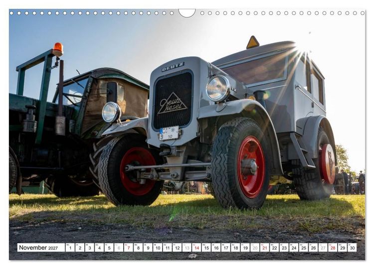Produktbild: Alte Deutz Traktoren mit Charakter (Wandkalender 2027 DIN A3 quer), CALVENDO Monatskalender