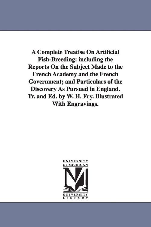 Produktbild: A Complete Treatise On Artificial Fish-Breeding