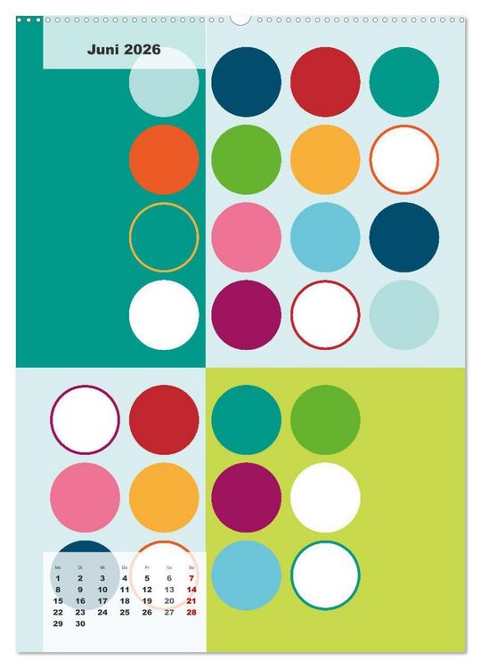 Produktbild: Geometrical ART (Wandkalender 2026 DIN A2 hoch), CALVENDO Monatskalender