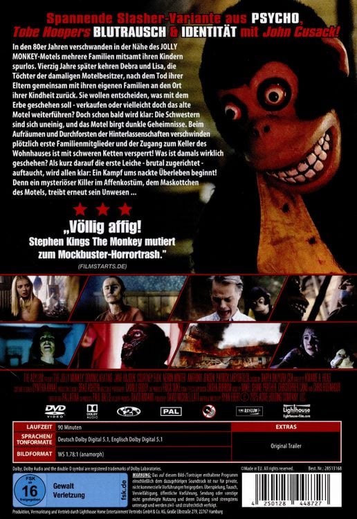 Produktbild: The Jolly Monkey - Motel des Grauens