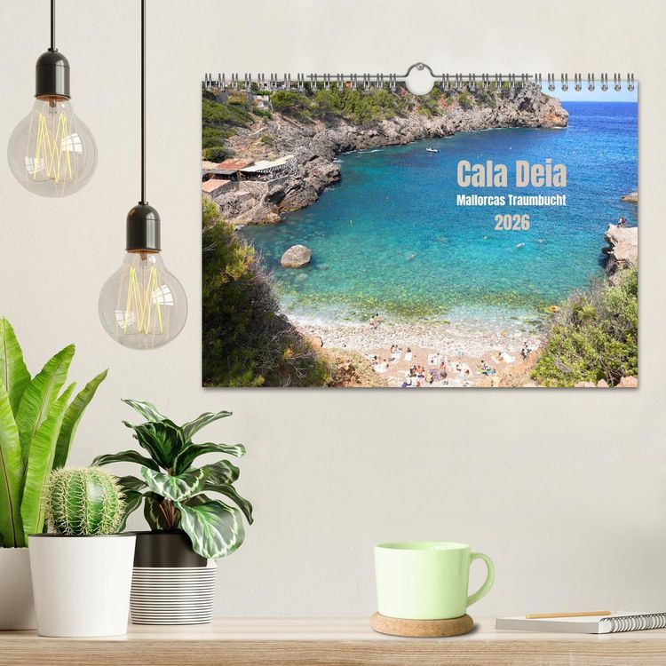 Produktbild: Cala Deia - Mallorcas Traumbucht (Wandkalender 2026 DIN A4 quer), CALVENDO Monatskalender