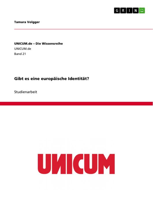 Produktbild: Gibt es eine europ&auml;ische Identit&auml;t?