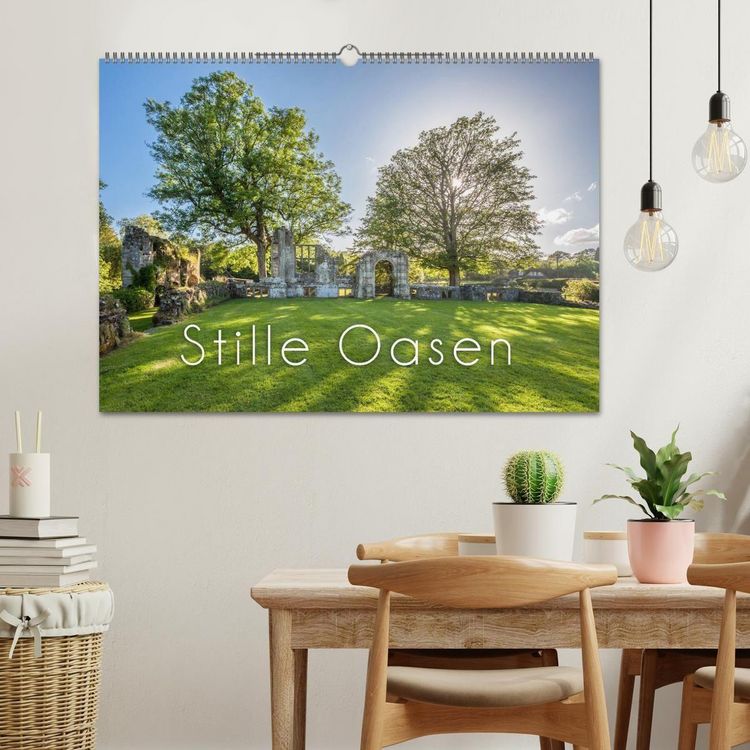 Produktbild: Stille Oasen (Wandkalender 2026 DIN A2 quer), CALVENDO Monatskalender