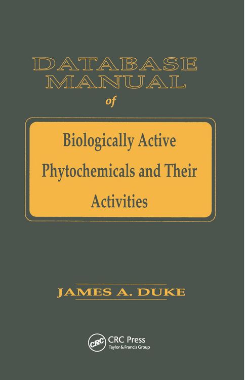 Produktbild: Database of Biologically Active Phytochemicals & Their Activity
