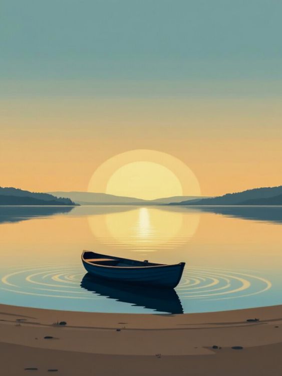 Produktbild: CALVENDO Puzzle Ruhe auf dem offenen Wasser | 1000 Teile Lege-Gr&ouml;&szlig;e 64x48cm Foto-Puzzle f&uuml;r gl&uuml;ckliche Stunden
