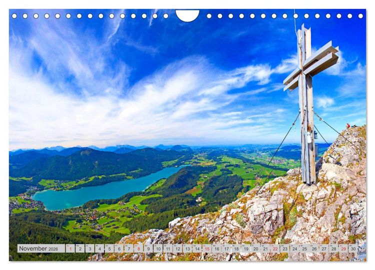 Produktbild: Rund um den Fuschlsee (Wandkalender 2026 DIN A4 quer), CALVENDO Monatskalender