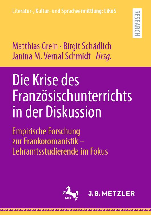 Produktbild: Die Krise des Franz&ouml;sischunterrichts in der Diskussion