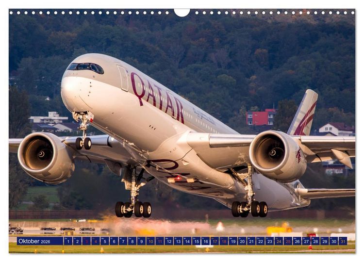 Produktbild: Faszination Fliegerei (Wandkalender 2026 DIN A3 quer), CALVENDO Monatskalender