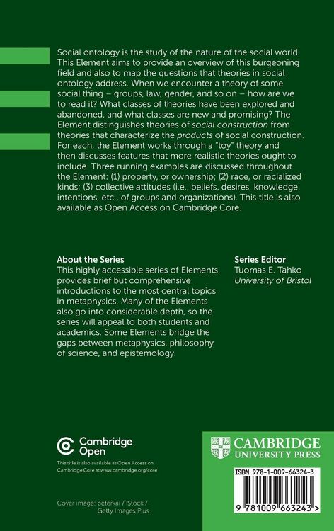 Produktbild: Social Ontology