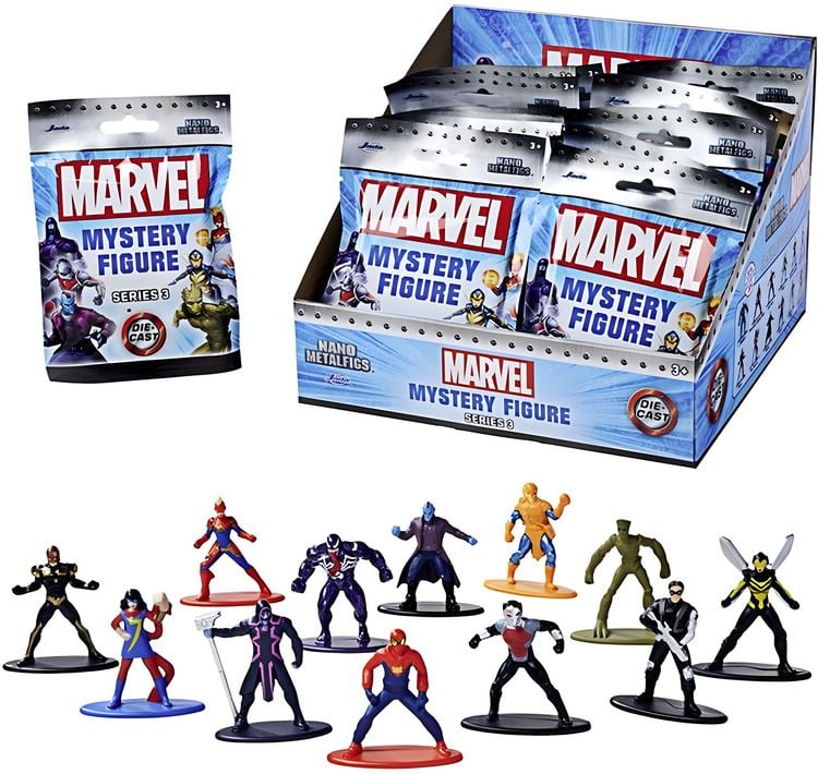 Produktbild: Marvel Blind Pack Nanofigs, 12-sort.