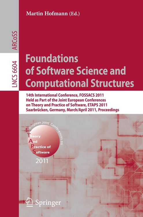 Produktbild: Foundations of Software Science and Computational Structures