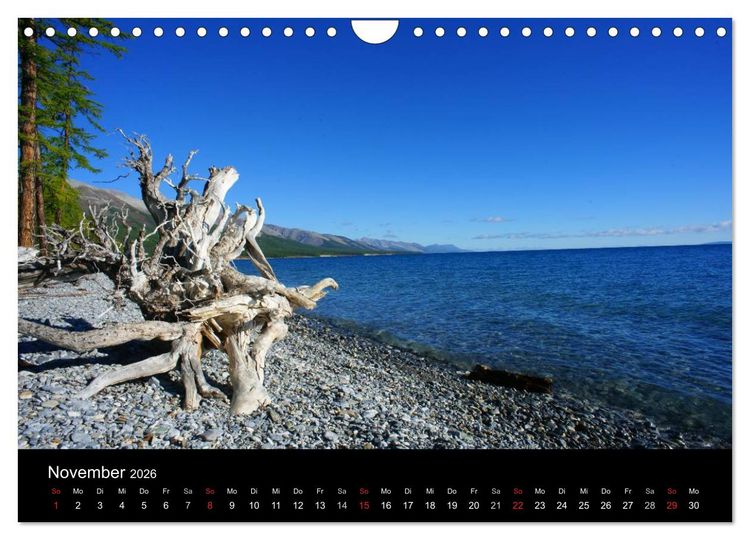 Produktbild: Einsame Mongolei (Wandkalender 2026 DIN A4 quer), CALVENDO Monatskalender
