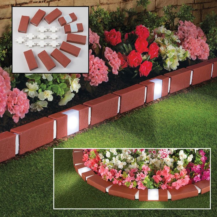 Produktbild: HTI-Living Beetumrandung Nessa Solar, Brick, 30tlg.terracotta