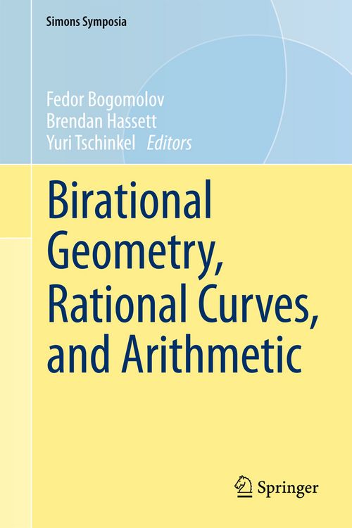 Produktbild: Birational Geometry, Rational Curves, and Arithmetic
