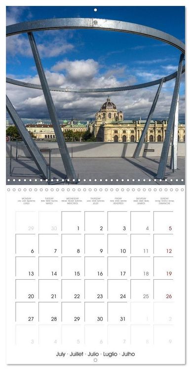 Produktbild: Austria - Vienna (Wall Calendar 2026 12 &times; 12 Inch) CALVENDO 12 Month Wall Calendar