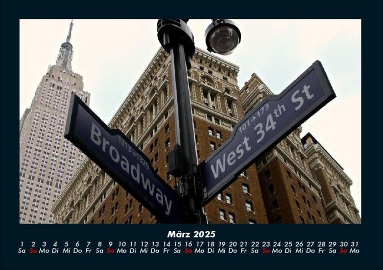 Produktbild: New York 2025 Fotokalender DIN A4