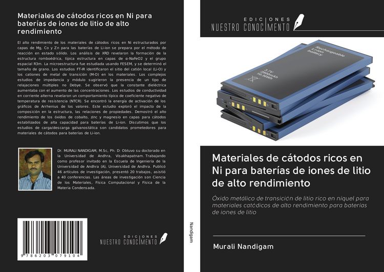 Produktbild: Materiales de c&aacute;todos ricos en Ni para bater&iacute;as de iones de litio de alto rendimiento