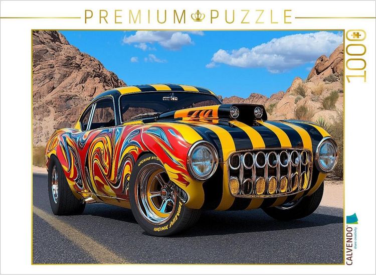 Produktbild: CALVENDO Puzzle Mein Flitzer l&auml;dt schneller als mein Handy | 1000 Teile Lege-Gr&ouml;&szlig;e 64x48cm Foto-Puzzle f&uuml;r gl&uuml;ckliche Stunden