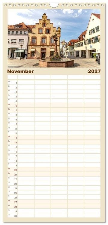 Produktbild: Familienplaner 2027 - Schwarzwald - Ferienregion Kinzigtal mit 5 Spalten (Wandkalender, 21 x 45 cm) CALVENDO