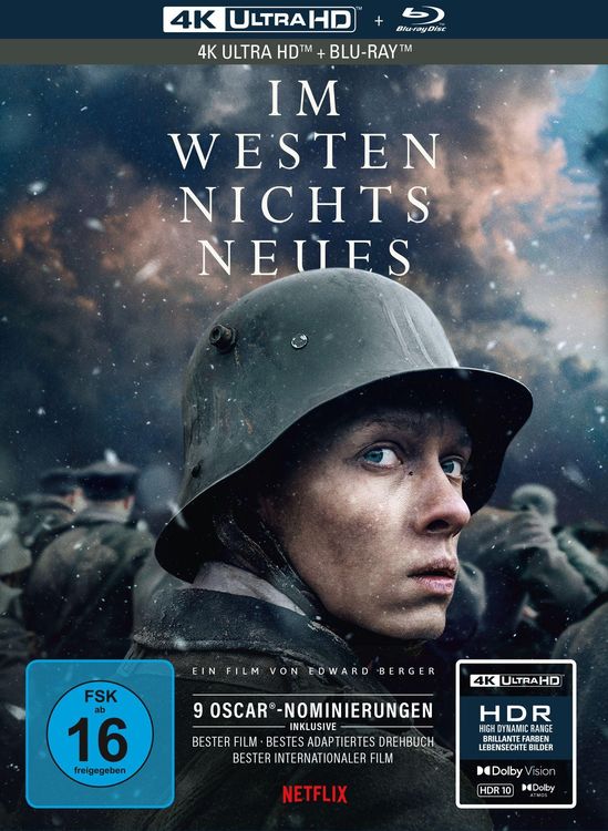 Produktbild: Im Westen nichts Neues (2022) - 2-Disc Limited Collector's Edition im Mediabook (4K Ultra HD) (+ Blu-ray)
