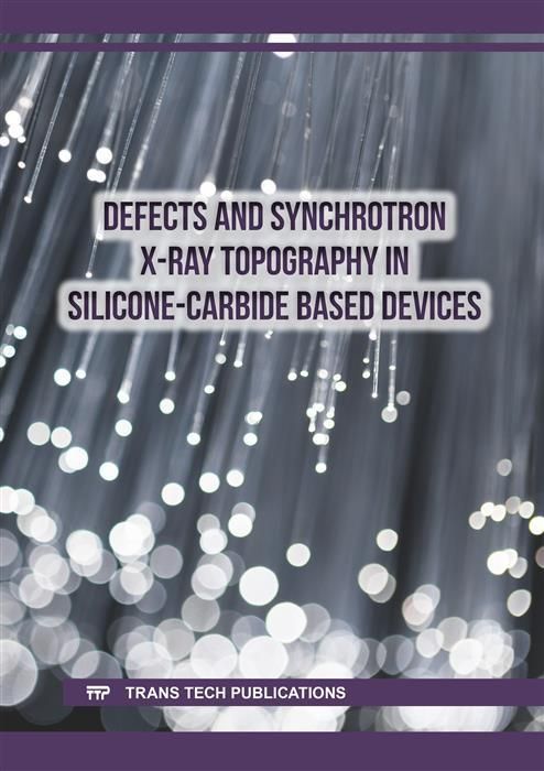 Produktbild: Defects and Synchrotron X-Ray Topography in Silicone-Carbide Based Devices