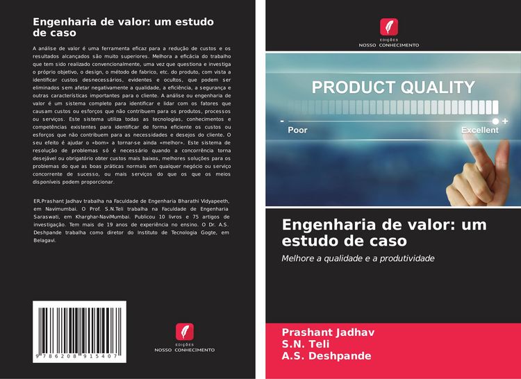 Produktbild: Engenharia de valor: um estudo de caso