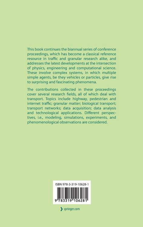 Produktbild: Traffic and Granular Flow '13
