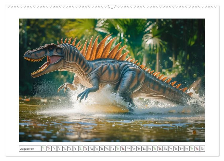 Produktbild: Giganten der Urzeit (Wandkalender 2026 DIN A2 quer), CALVENDO Monatskalender