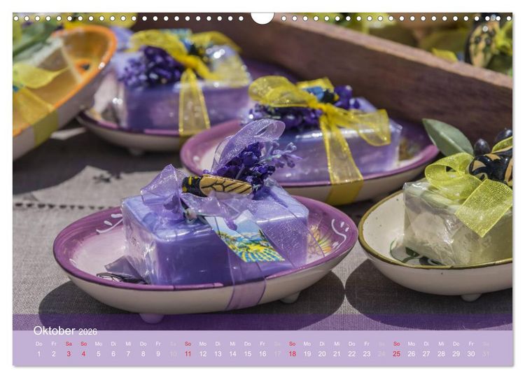 Produktbild: Die Farbe des Lavendels (Wandkalender 2026 DIN A3 quer), CALVENDO Monatskalender