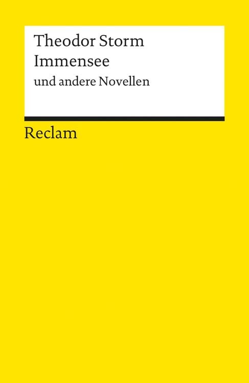Produktbild: Immensee und andere Novellen