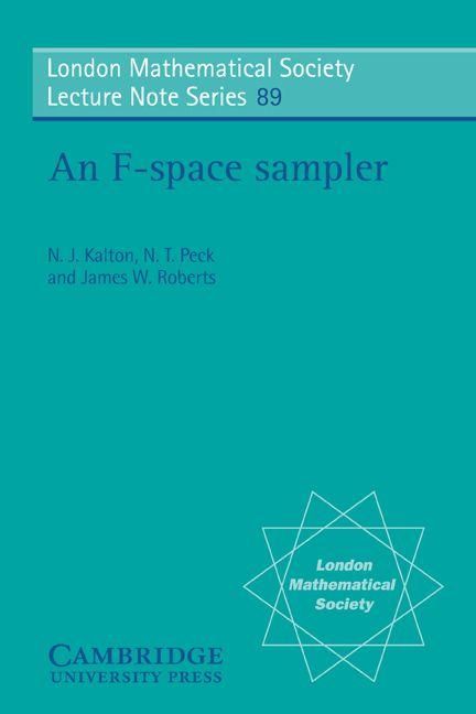 Produktbild: An F-Space Sampler