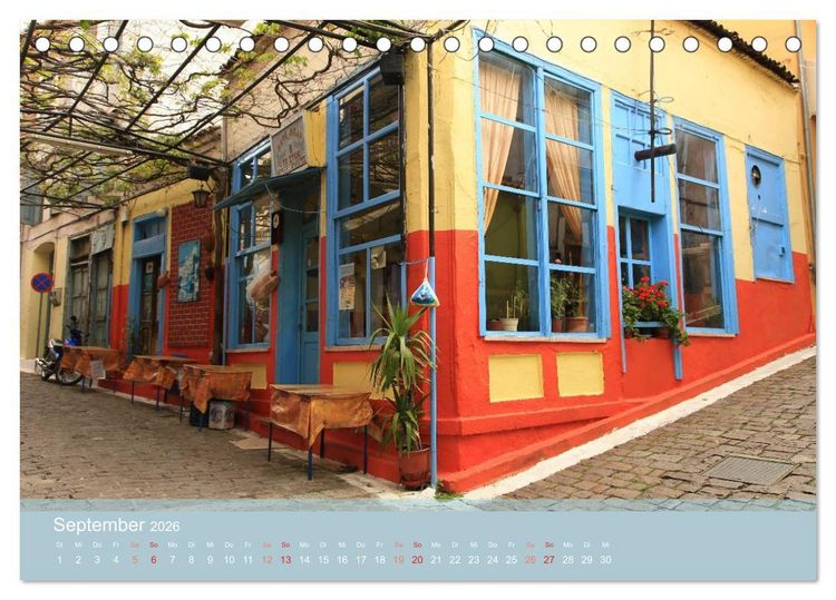 Produktbild: Lesbos - Inselimpressionen (Tischkalender 2026 DIN A5 quer), CALVENDO Monatskalender