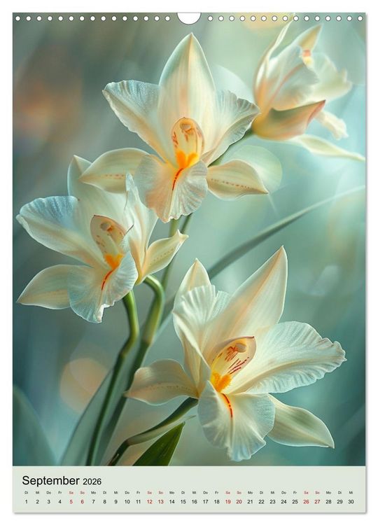 Produktbild: Orchideen Poesie (Wandkalender 2026 DIN A3 hoch), CALVENDO Monatskalender