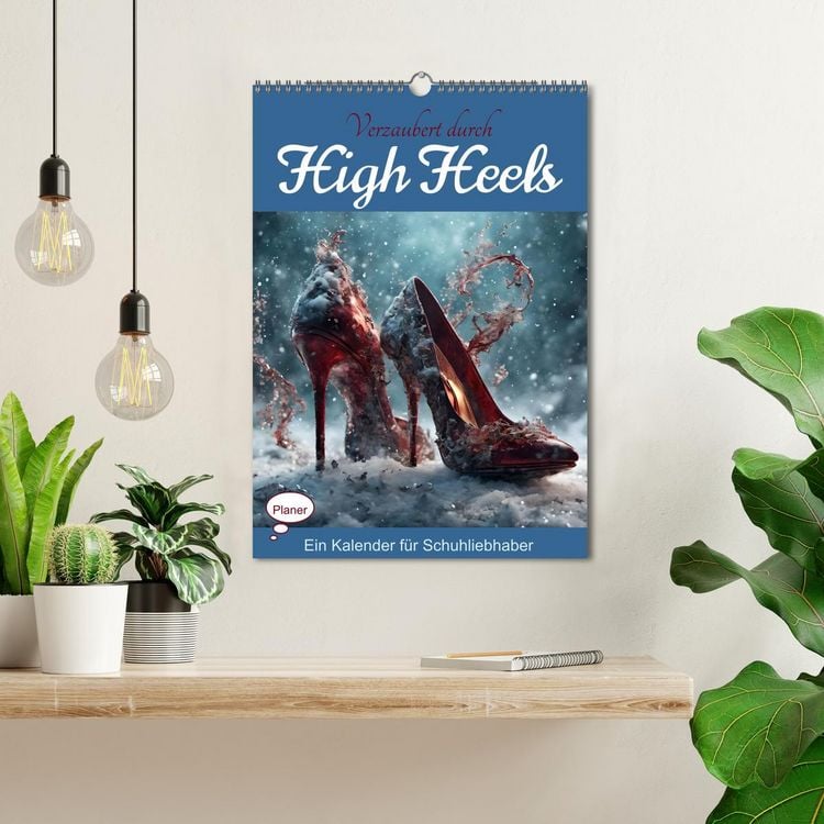 Produktbild: Verzaubert durch High Heels &ndash; Ein Kalender f&uuml;r Schuhliebhaber (Wandkalender 2026 DIN A3 hoch), CALVENDO Monatskalender