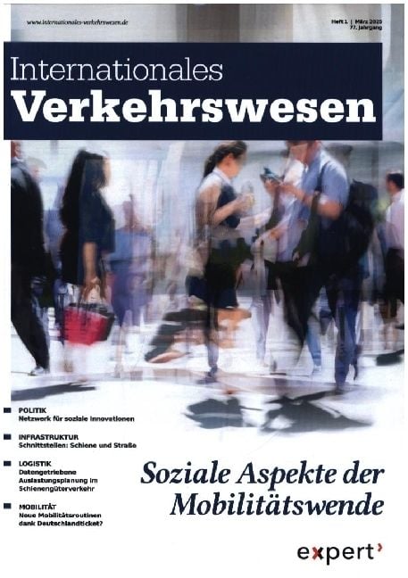 Produktbild: Internationales Verkehrswesen 77, 1 (2025)