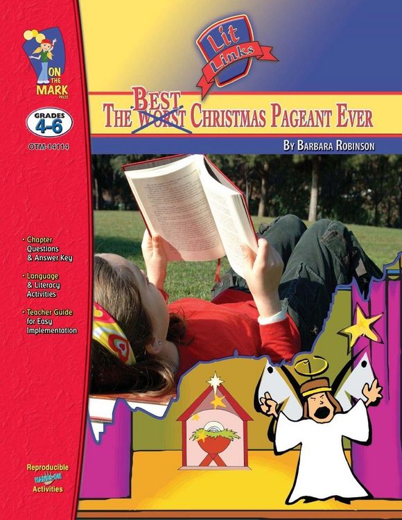 Produktbild: The Best Christmas Pageant Ever, by Barbara Robinson Lit Link Grades 4-6