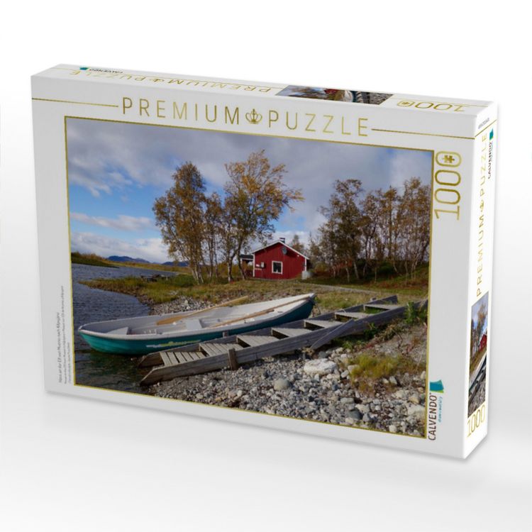 Produktbild: CALVENDO Puzzle Haus an der E8 von Muonio nach Kilpisj&auml;rvi | 1000 Teile Lege-Gr&ouml;&szlig;e 64x48cm Foto-Puzzle f&uuml;r gl&uuml;ckliche Stunden