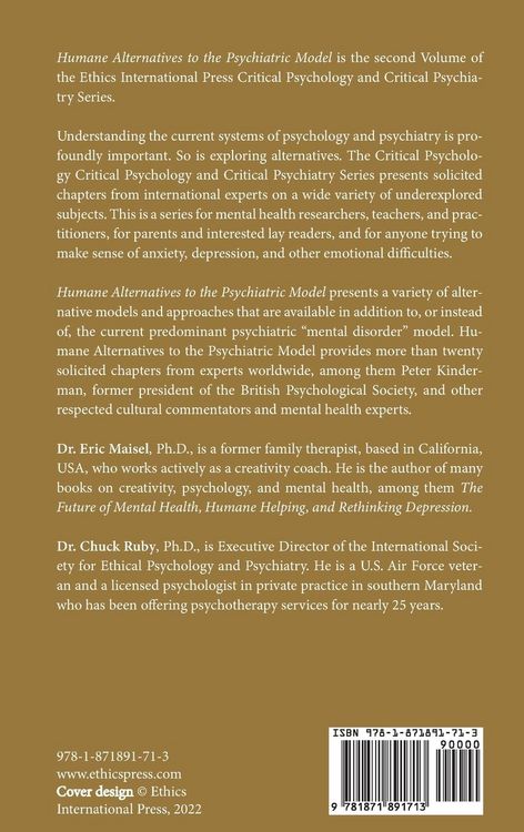 Produktbild: Humane Alternatives to the Psychiatric Model