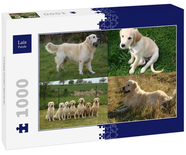 Produktbild: Lais Puzzle Collage Golden Retriever 1000 Teile