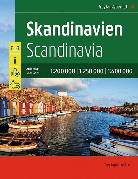 Produktbild: Freytag & berndt Autoatlas Skandinavien 1:200.000