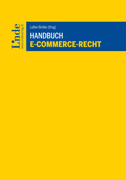 Produktbild: Handbuch E-Commerce-Recht