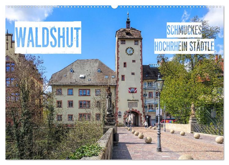 Produktbild: Waldshut - schmuckes Hochrhein St&auml;dtle (Wandkalender 2026 DIN A2 quer), CALVENDO Monatskalender