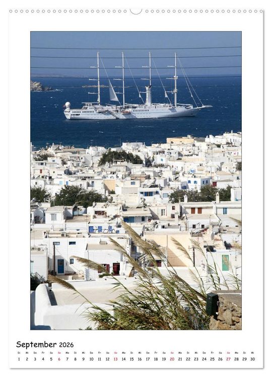 Produktbild: Griechische Gef&uuml;hle (hochwertiger Premium Wandkalender 2026 DIN A2 hoch), Kunstdruck in Hochglanz