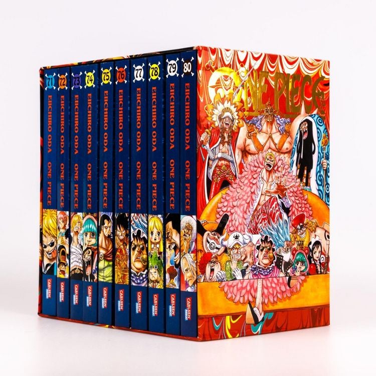 Produktbild: One Piece Sammelschuber 8: Dressrosa (inklusive Band 71-80)