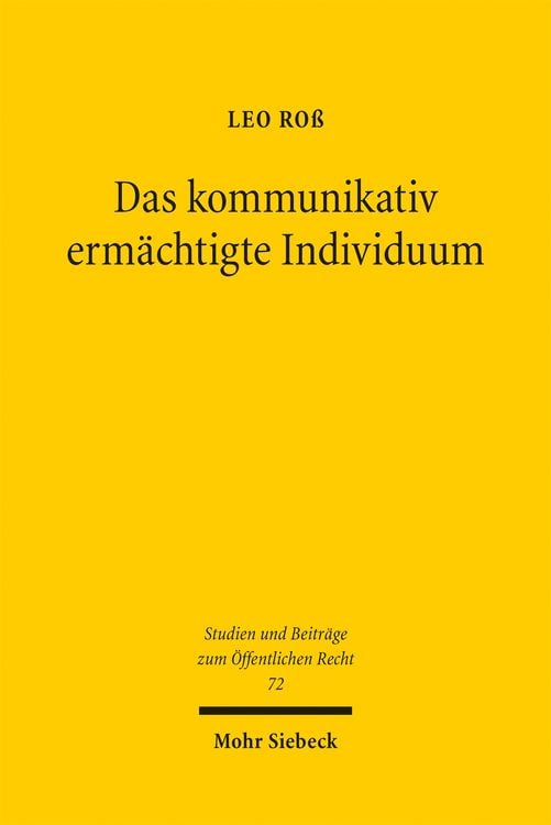 Produktbild: Das kommunikativ erm&auml;chtigte Individuum