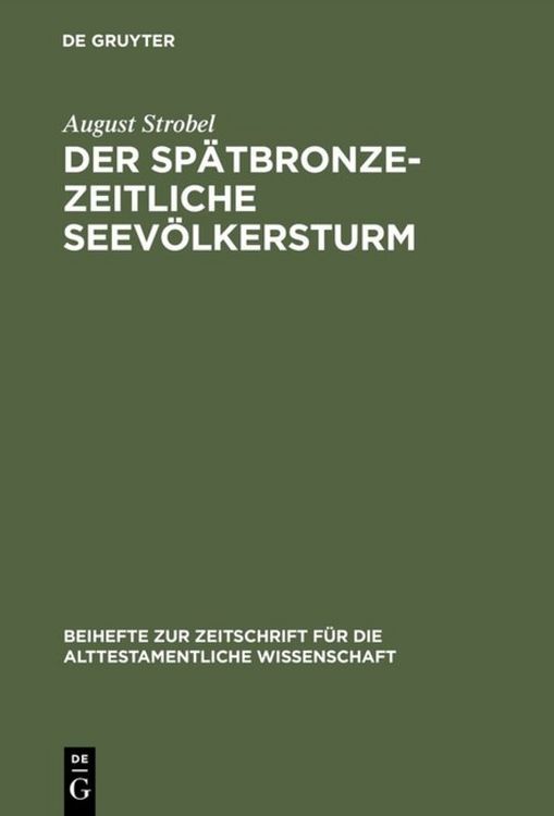 Produktbild: Der sp&auml;tbronzezeitliche Seev&ouml;lkersturm